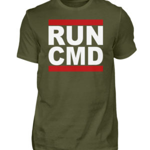 T-Shirt "RUN CMD (white)" - Herren Shirt-1109